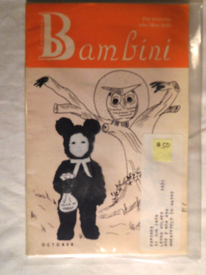 Vintage Oct '78 Halloween Edition ''Bambini'' For Everyone Who Likes Dolls Book