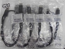 C2G 3 FT DisplayPort  Cable with Latches Male to Male   Black Cables Qty 5