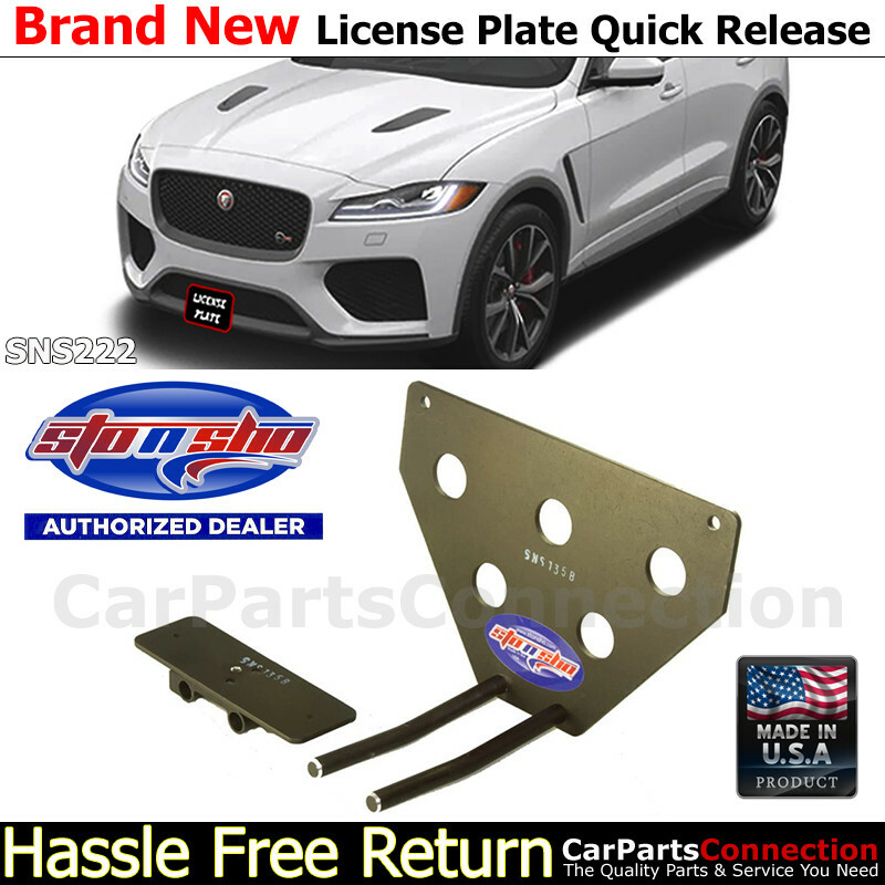 Sto N Sho Quick-Release Front LicensePlate MountBracket For
