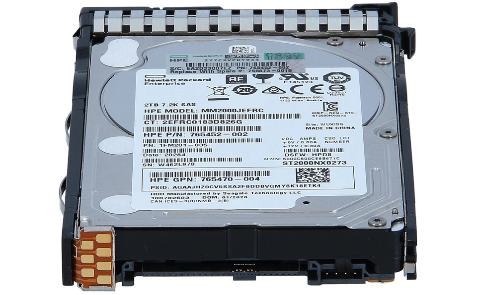 HP - 765466-B21 - HP 2TB 12G SAS 7.2K rpm SFF (2.5-inch) SC 512e   Hard Drive - Bild 3 von 3