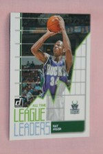 RAY ALLEN 2020-21 DONRUSS ALL TIME LEAGUE LEADERS #4 MILWAUKEE BUCKS