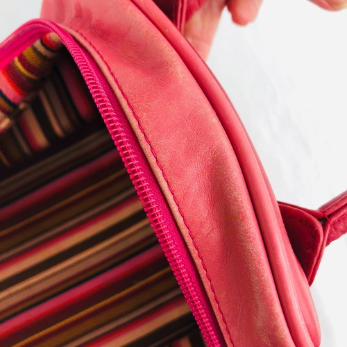 Spencer & Rutherford Red + Pink Leather Handbag Limited Edition 33/300 Hearts - Picture 19 of 24