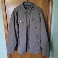 Hawx Work Gear Chore Jacket Mens XL Gray Heavy Duty Inside Pockets