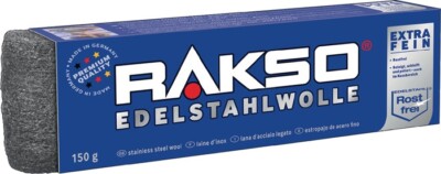 Edelstahlwolle Stahlwolle Schleifwolle steelwool Rakso 150g extrem fein bis grob