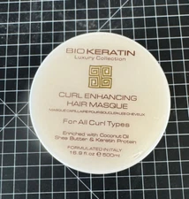 New Bio Keratin Luxury Collection Curl Enhancing Hair Masque 16.9 Oz 500mL