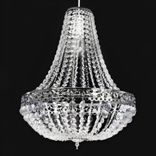 Modern Ceiling Pendant Light Shade Acrylic Crystal Easy Fit Chandelier Lampshade