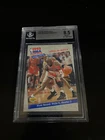 Michael Jordan 1993-94 Upper Deck Playoffs basketball card BGS 8.5