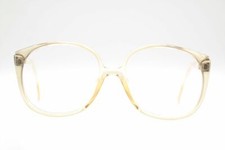 Vintage Terri Brogan 8623 20 Transparent Oval Glasses Frame NOS