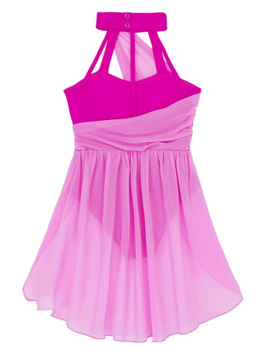 Girls Ballet Lyrical Dance Dress Contemporary Dancewear Sequins Dancing AU - Picture 80 of 165