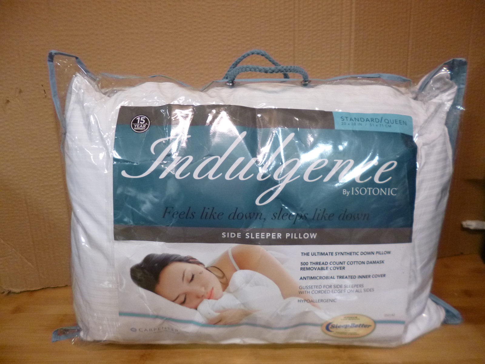 Buy Indulgence By Isotonic Side Sleeper Synthetic Down Standard