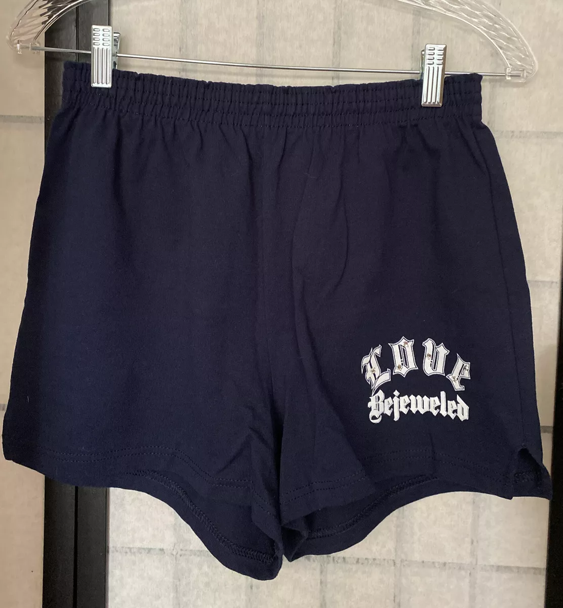 Navy soffe shorts top