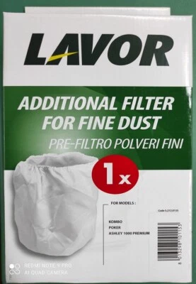LAVOR FILTRO 5.212.0135 PER ASPIRAPOLVERE/ASPIRACENERE POKER- ASHELY KOMBO
