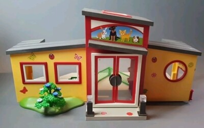 Playmobil Playmo Citylife #9275 Tierheim Tierhotel Pfötchen Tierpension