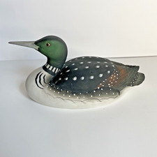 Minnesota Common Loon Bachmans Andrea By Sadek Figurine Hand Painted