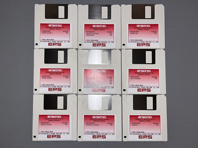 Ensoniq EPS ESSENTIAL SOUND DISK Set of Original Issued Sound Disks