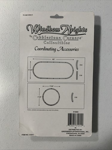 New Set Of 2 Windham Heights Christmas Train Track Straight + Curve Rails 8 Each - Picture 5 of 5