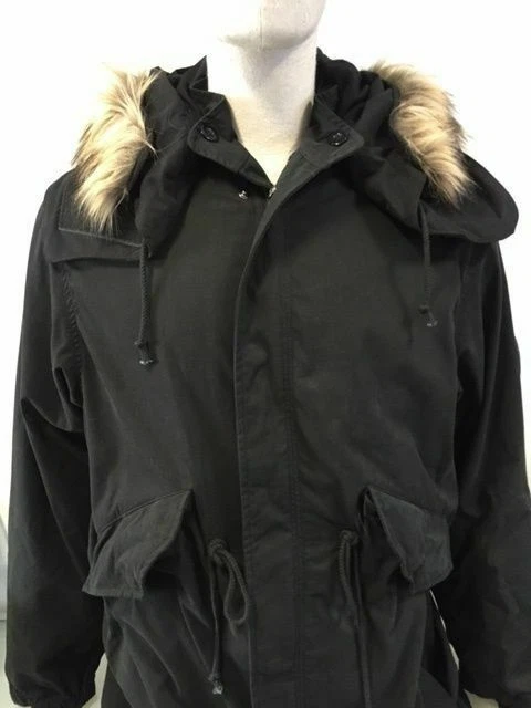 TROJAN TR 8153 fish tail black Mod Scooter hooded parka eBay