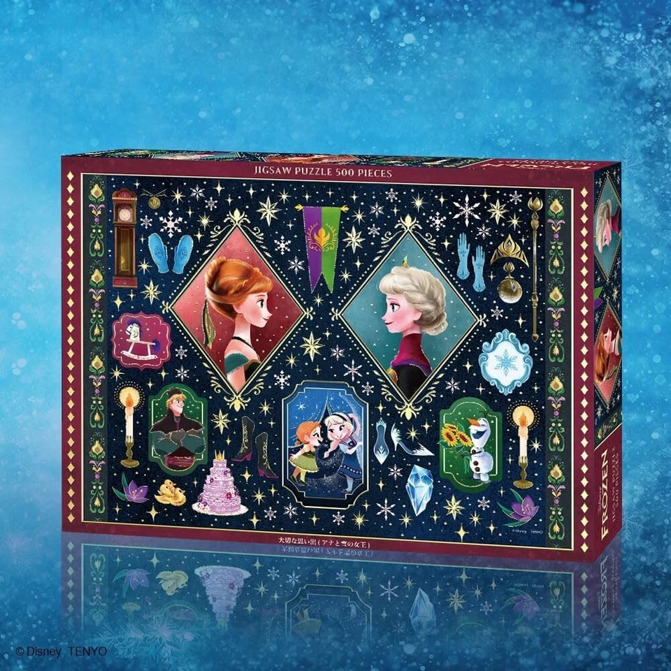 Rompecabezas Disney Frozen Precious Memories 500 piezas estilo dorado Foto 2 de 4