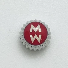 Authentic Crown For Michele Watches Stainless Steel Silver 6.5 mm