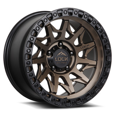 Lock Off-Road LC01 Lunatic 18x9 6x5.5 1mm Matte Bronze/Black LUNATIC-8969MRMBR1