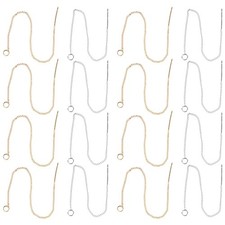 20Pcs Lightweight Tassel Chains for Earrings Jewelry Making and Craft Use