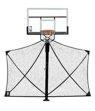8’x10’ Folding Basketball Backstop Net All-Weather, Black Easy-to-Fold Steel