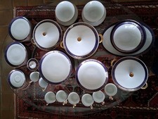 Eschenbach Bavaria Tafelservice Kobaltblau-weiß