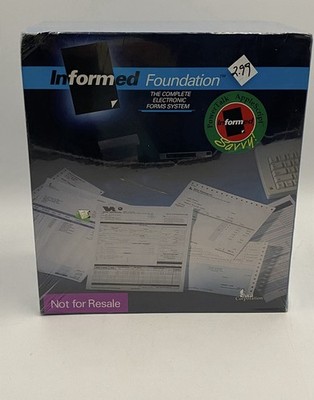New Vintage Mac Informed Foundation Software For Electronic Forms System Sealed