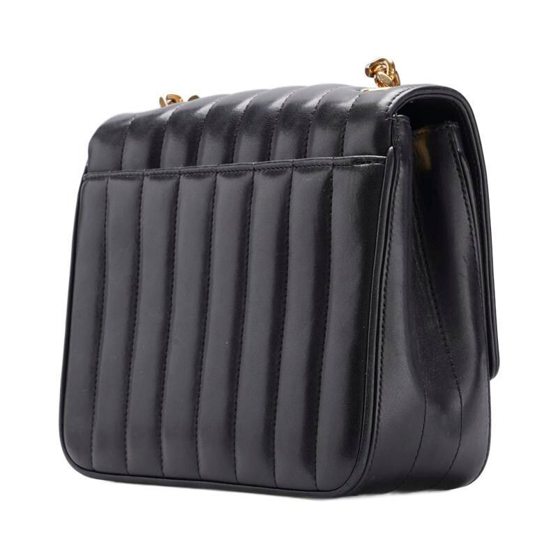Borsa a tracolla media Saint Laurent nera Vicky catena oro 12345 140919327