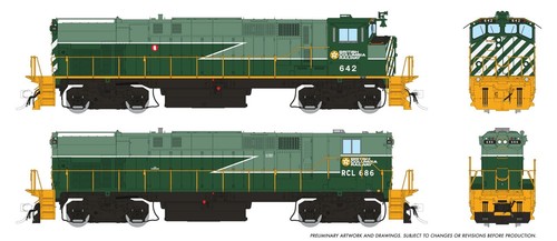 Rapido 033529 HO M420 + M420B British Columbia Railway #645 & #687 DCC/Sound-New | Zustand: New