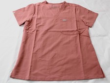 Figs Women's Catarina One Pocket Short Sleeve Scrub Top CN6 Mauve Small