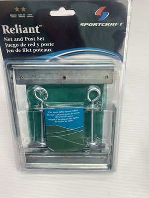 Regulation Ping Pong Table Net & Post Set Reliant Table Tennis Table Nets Sealed