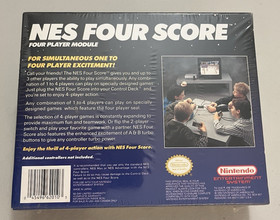Nintendo NES Four Score 4-Player Adapter &ndash; Brand New / Mint &ndash; 1990 Original Box