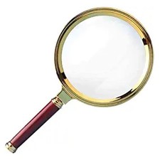 Handheld High-Definition Old Magnifying Glass 10X100mm Children's...
