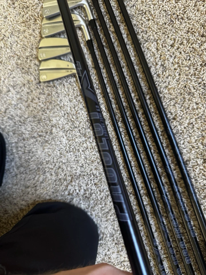 Maltby TS1 IM Forged irons 4-GW - Project X LZ 6.0 Blackout - Mint - Image 2 of 4