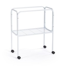 Prevue Pet Products Bird Cage Stand w/ Shelf - Medium Metal, Rolling
