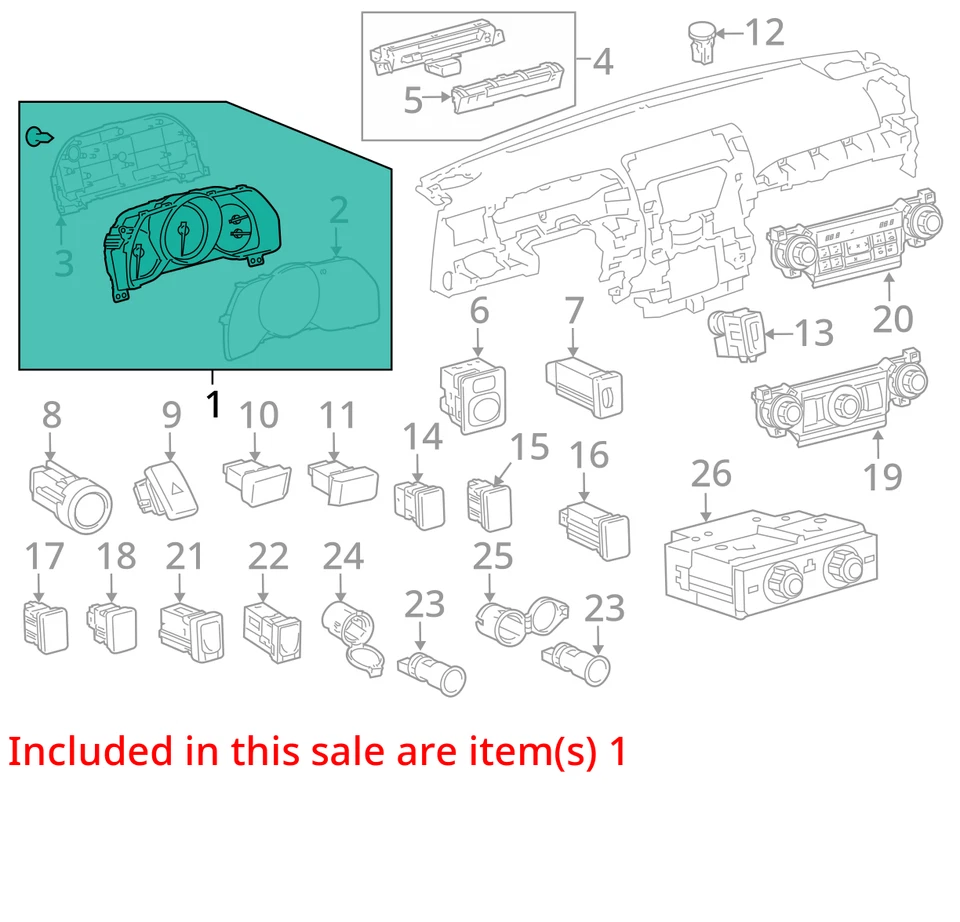 Velocímetro Cluster MPH Limited se adapta a 14 4 RUNNER 5214820 Foto 3 de 4