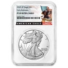 2025-W Proof $1 American Silver Eagle NGC PF69UC ER Black Label