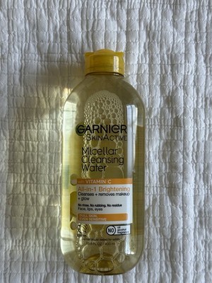 Garnier Micellar Water with Vitamin C, Facial Cleanser & Makeup Remover, 13.5 oz