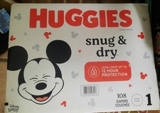 Huggies Snug  Dry Size 1 108 Count