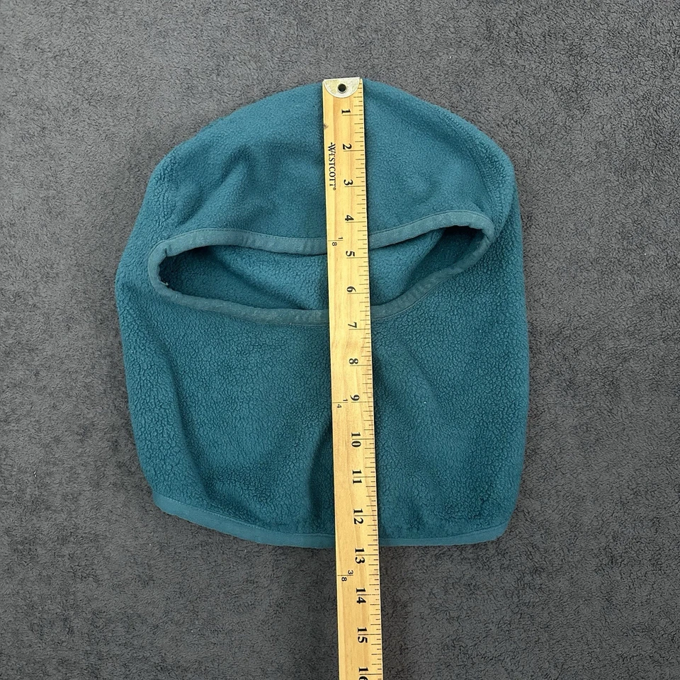 Máscara de esquí Patagonia vintage sombrero pasamontañas gorra gorro verde polar hecho en EE. UU. AÑOS 90 Foto 3 de 4