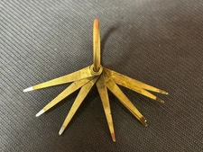 9 Vintage Gold Testing Needles 4kt to 20kt U.S. Standard Ring Jewelers Tools VTG