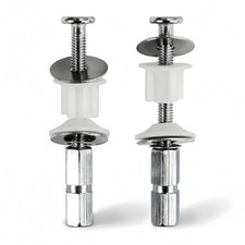 2Pcs Universal Toilet Tank Bolts Nuts, Heavy Duty Toilet Seat Screw Bolt Set, Pr