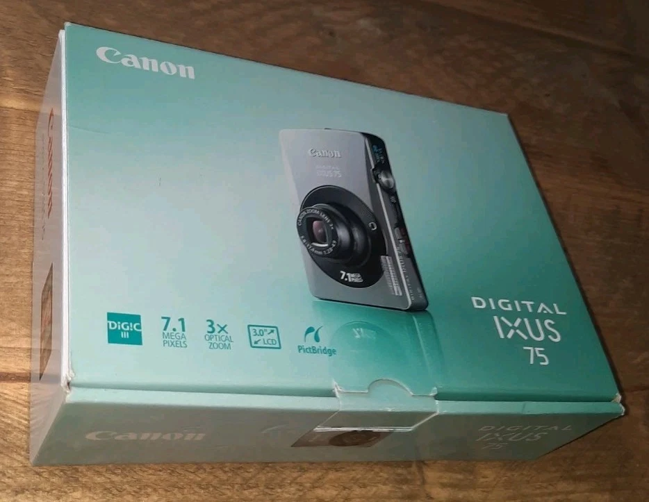 Canon IXUS 75 7.1MP Digitalkamera - Silber In OVP - Bild 2 von 4