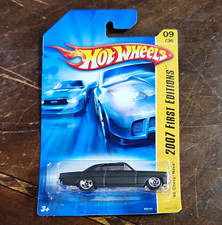 Hot Wheels 2007 First Editions 1:64 1966 Chevy Nova Diecast Black Unopened