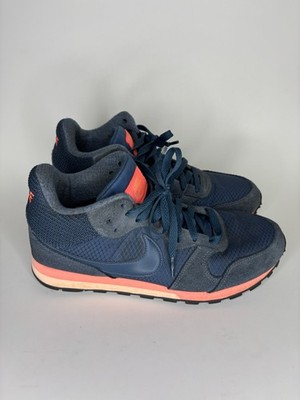 Nike MD Runner 2 Mid Women's 807172-448 Navy Running Hiking Shoes Size 42 US 10