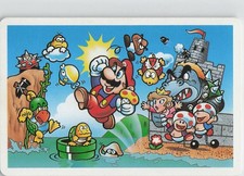 Super Mario Bros Mario Bowser Peach Playing Card 5 of Hearts Nintendo Vintage