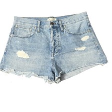 Madewell Relaxed Denim Button Fly Shorts Size 29