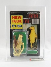 Vintage Star Wars Amanaman MOC Trilogo AFA 85 ROTJ 1983 TOP POP RARE