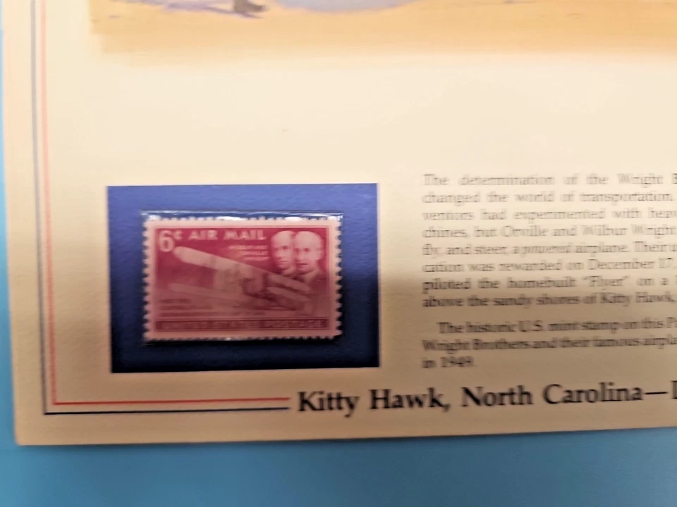 Commemorative FDC Wright Brothers First Flight Kitty Hawk 1983 80th Anniversary - Image 3 of 4